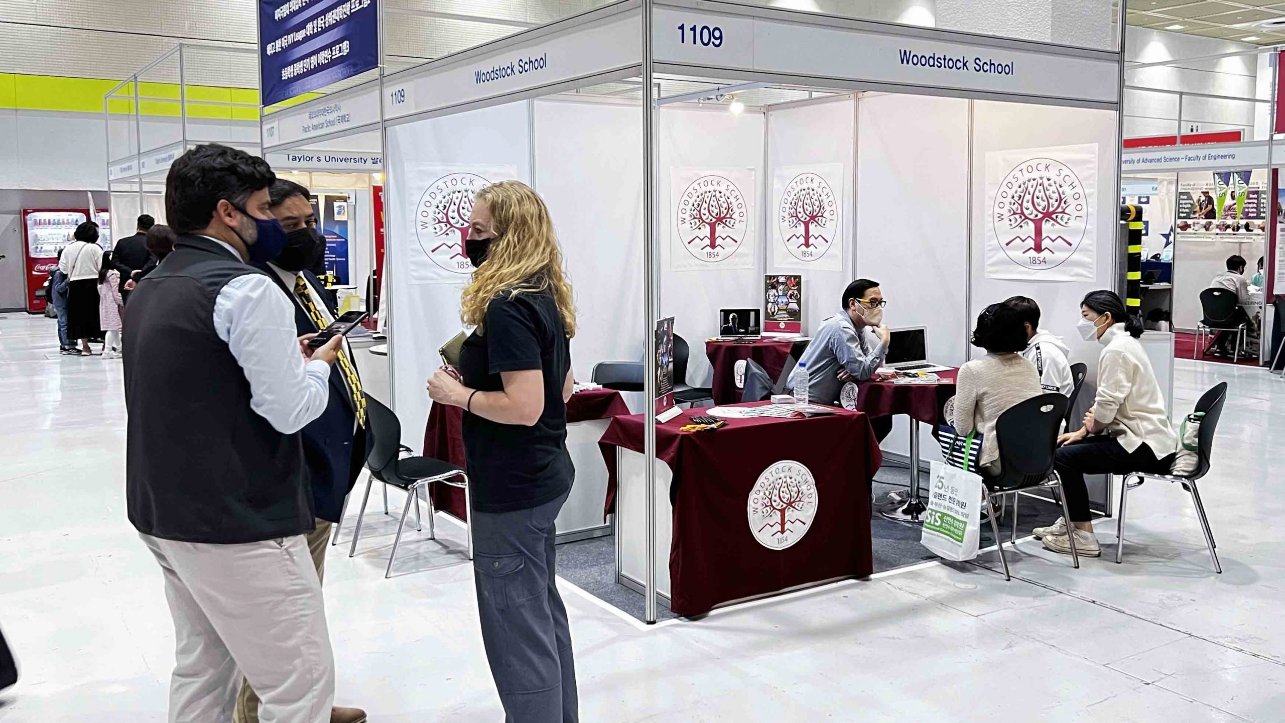 Staff at Korea expo